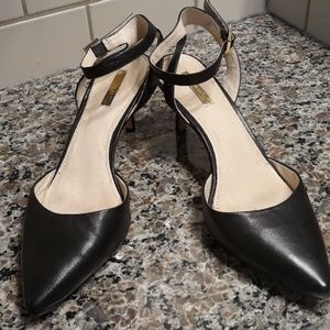 Louise et Cie black kitten heels